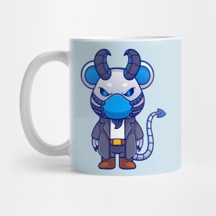Cute Mouse Robot Cyborg Devil Cartoon Mug